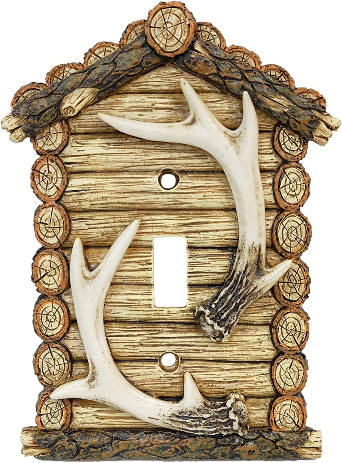 BestGiftEver Rustic Single Toggle Switch Cover Decorative Wall Plate