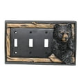 thumbnail image 1 of BestGiftEver Triple Toggle Decorative Light Switch Cover Plate with Black Bear and Tree Branch Accents - Rustic Electrical Cover Plate for Lodge Cabin House Style Ideal for Wildlife and Nature Lovers, 1 of 8