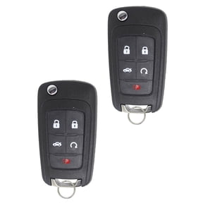 BestKeys Keyless Entry Remote Flip Key for 2010-2019 GMC Terrain, 2 oz, 2 Pack