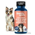 thumbnail image 1 of BestLife4Pets Healthy Skin & Coat and Dog Fur Regrowth - Natural Anti Itch Relief for Dry Skin, Rash, Allergy or Irritation - 400 Pills, 1 of 12