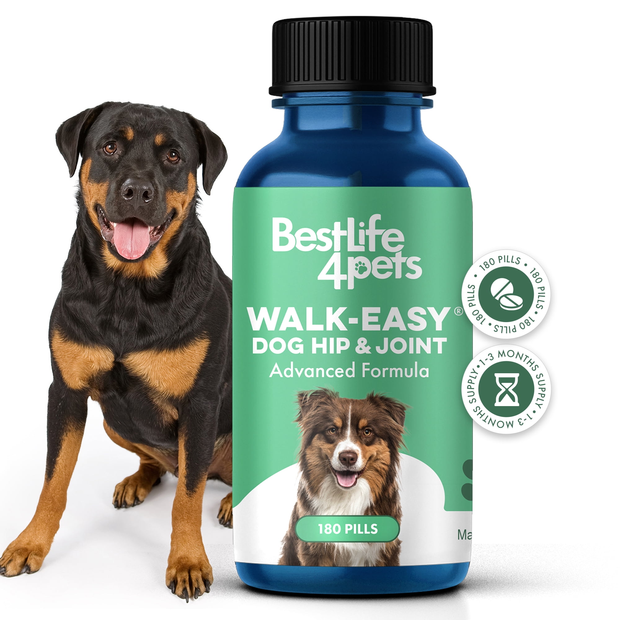 Walk-Easy Extra Strength Hip Support for Senior Pets - Dog Joint
