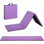 BestMassage Gymnastics Mats Exercise Mat Tumbling Mats for Gymnastics Gymnastics Mats for Home Yoga Mat Exercise Pad Lightweight Gymnastics Panel Mat for Home Gym Mat,Purple