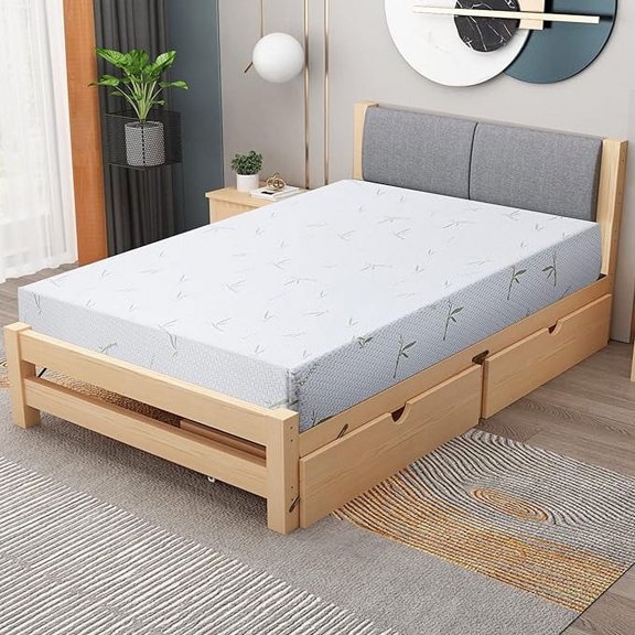 BestMassage 8 Inch King Gel Memory Foam Mattress Fiberglass Free/CertiPUR-US Certified/Bed-in-a-Box