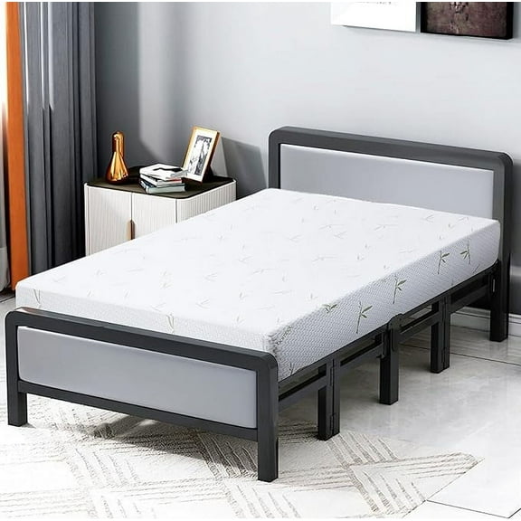 BestMassage 8 Inch Queen Gel Memory Foam Mattress Fiberglass Free//Bed-in-a-Box/Comfy Support