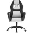 thumbnail image 1 of BestMassage Adjustable & Ergonomic Swivel Gaming Chair, White, 1 of 7