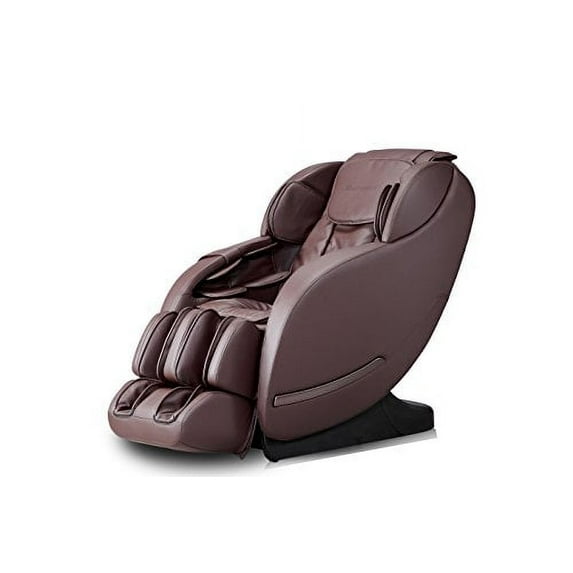 BestMassage Electric Full Body Shiatsu Massage Chair Foot Roller Zero Gravity with Heat 190,Brown
