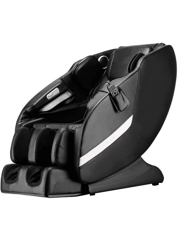 BestMassage Electric Shiatsu Zero Gravity Full Body Massage Chair Recliner with Wireless Bluetooth Speaker, Black