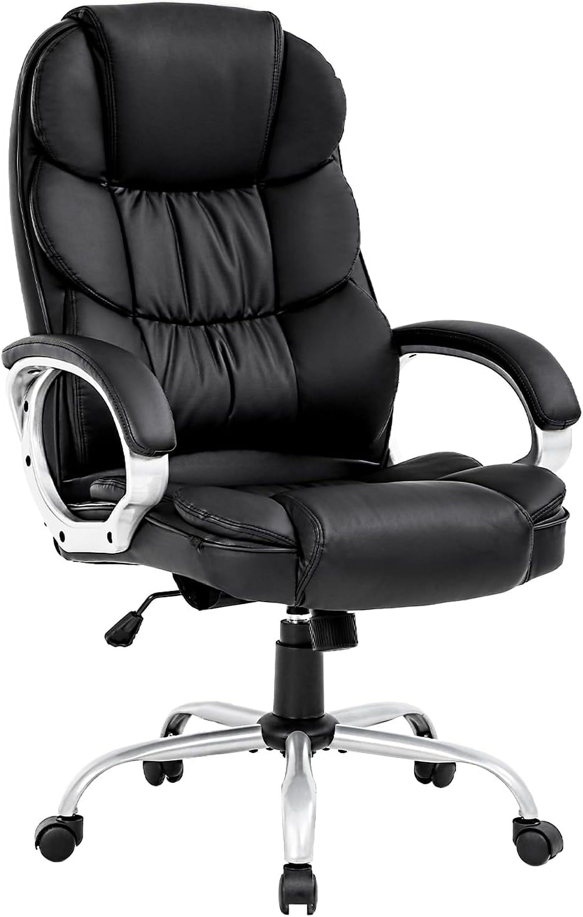 BestMassage Ergonomic Office Chair for Long Hours Comfort Home Desk Lumbar Support Swivel 250 lb. Capacity Black Walmart
