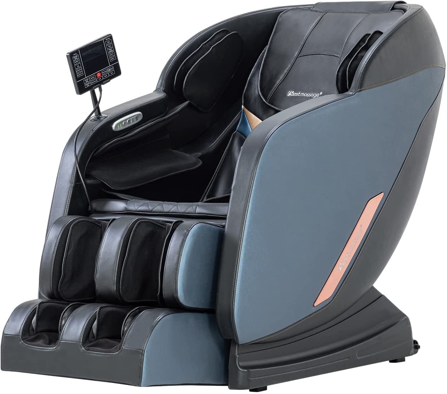 Bestmassage Full Body Electric Zero Gravity Shiatsu Massage Chair With Bluetooth And Wormwood