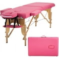 thumbnail image 1 of BestMassage Foldable &Portable Massage Table, 73 Inches, Pink, 1 of 6