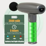 BestMassage Muscle Massage Gun Deep Tissue Handheld Massager 5 Speed Electric Quiet Portable for Sore MuscleBlack