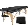 thumbnail image 1 of BestMassage New BestMassage Black 77"L 3" Pad Portable Massage Table Facial Bed Spa Chair, 1 of 7