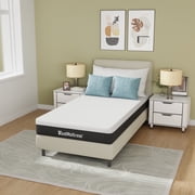 BestMattress Memory Foam Mattress two layers 7 " support foam, plus 1" gel memory foam 8in