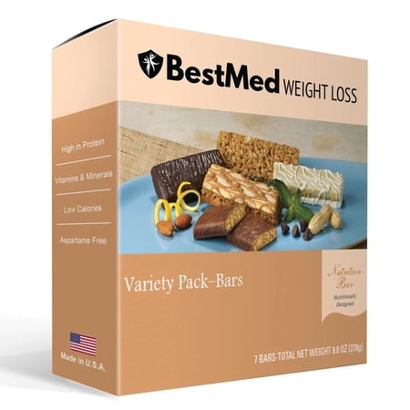 BestMed - 10g Protein Bar Variety Pack (7/Box)