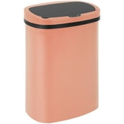 BestOffice 13 Gallon Plastic Touchless Kitchen Trash Can with Motion Sensor for Indoor Use(Pink)