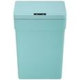thumbnail image 1 of BestOffice 13 gallon Automatic Plastic Trash Can with Lid, Touch Free with Motion Sensor for Indoor Use(Blue), 1 of 7