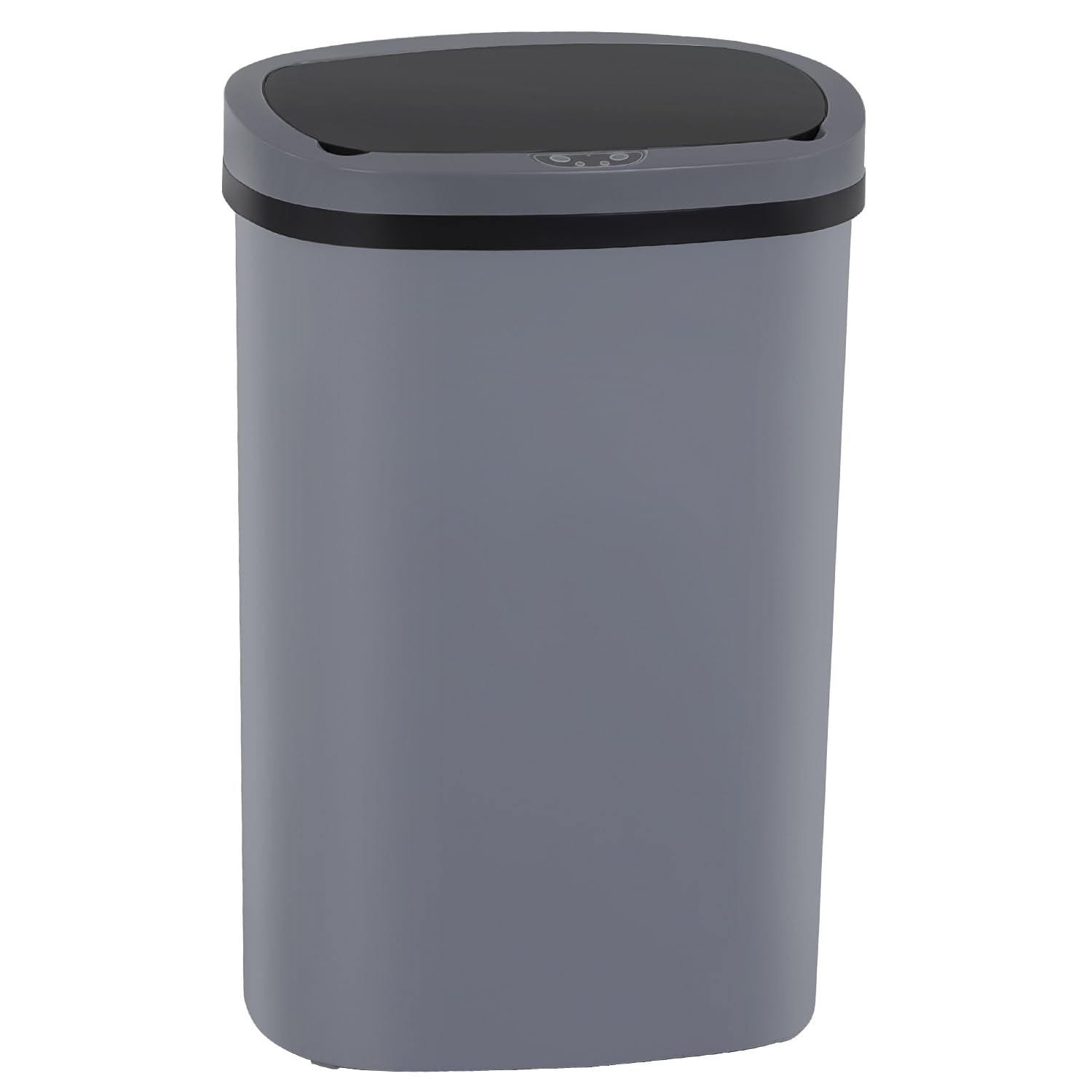 BestOffice 13Gal PlasticTrash Can Automatic Touchless, Odor Control Kitchen Garbage Can w/Lid, Gray
