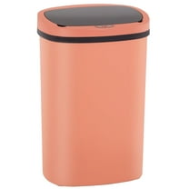 BestOffice 13Gal PlasticTrash Can Automatic Touchless, Odor Control Kitchen Garbage Can w/Lid, Pink