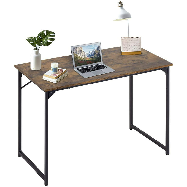 Computer Desk,39.4 inches Home Office Desk Writing Study Table Modern Simple  Style PC Desk with Metal Frame，Nature 