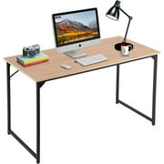 BestOffice 47.2 inches Computer Desk,Modern Simple Style PC Desk with Metal Frame Nature