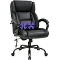 thumbnail image 1 of BestOffice 500lb Ergonomic Office Chair, Big and Tall, PU Leather for Men,  Women(Black), 1 of 7