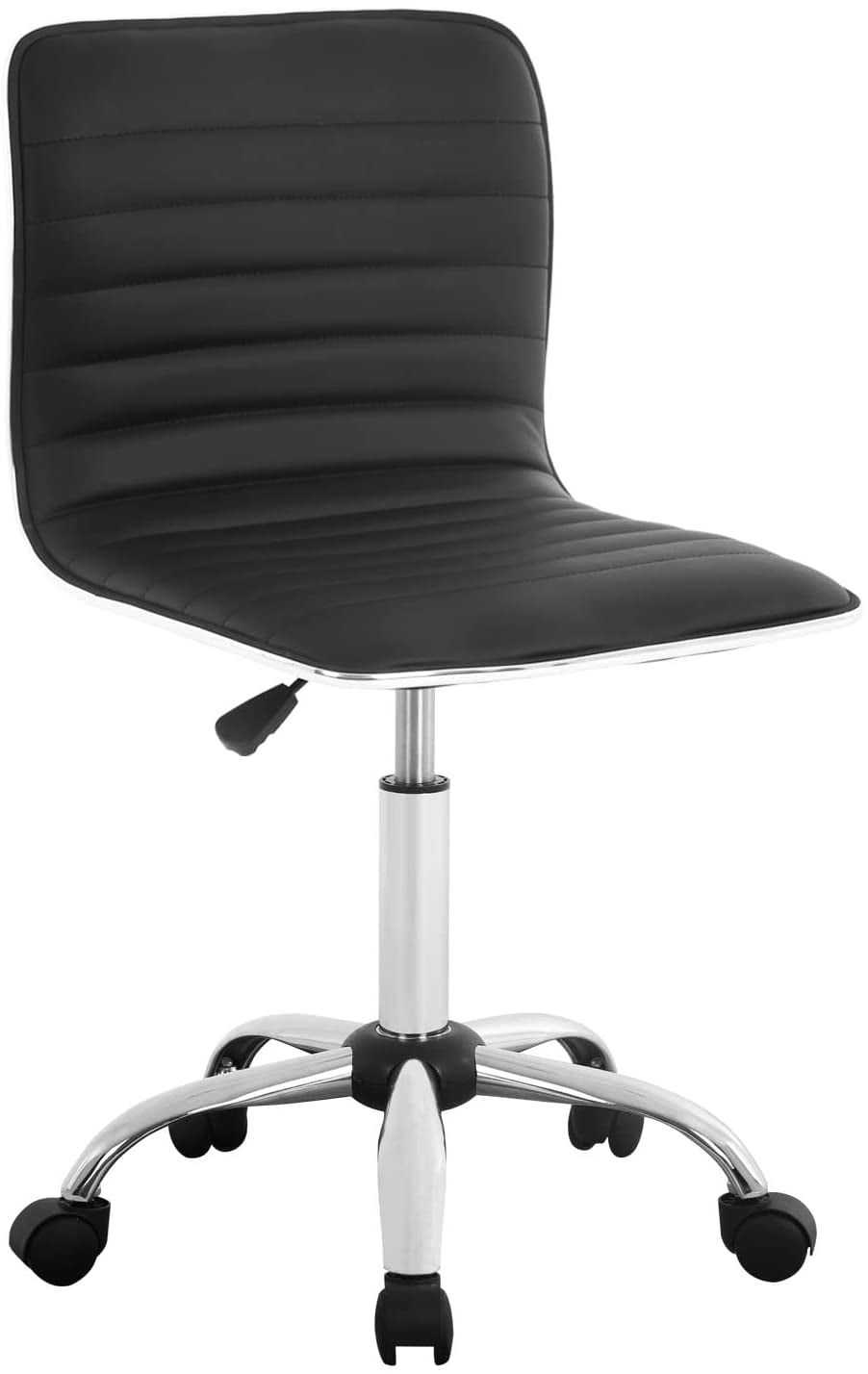 Wide Seat Ergonomic PU Leather Desk Chair — BestOffice