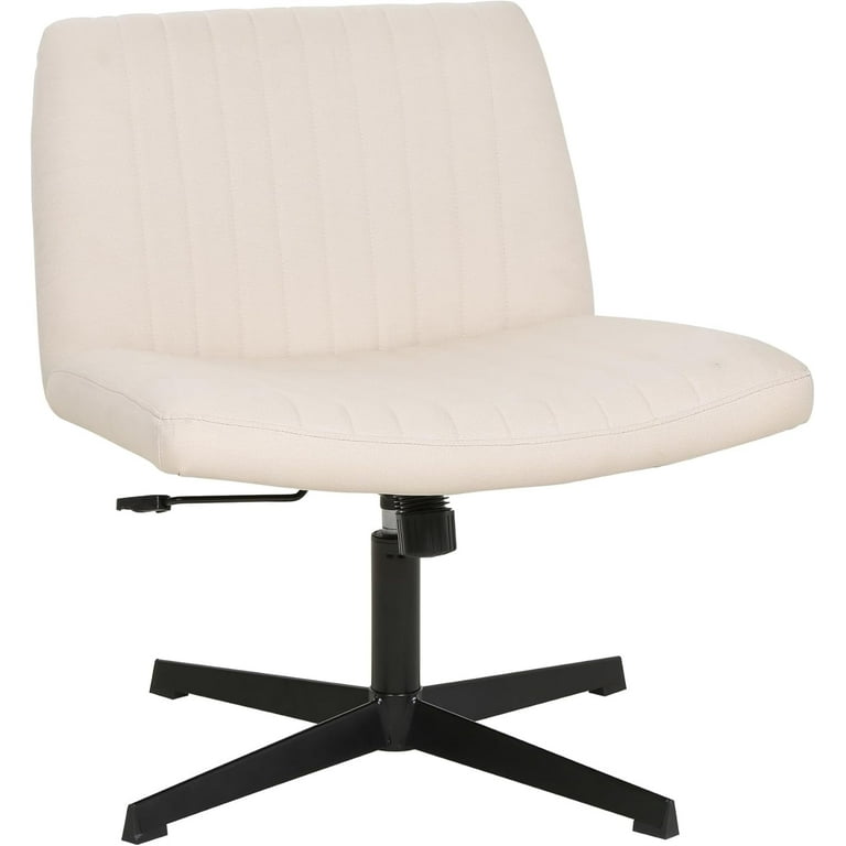 BestOffice Armless Office Chair, Criss Cross Chair Legged, No
