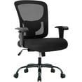 thumbnail image 1 of BestOffice Big and Tall Office Chair, Lumbar Support, Adjustable Arms and Height for Adults(Black), 1 of 7