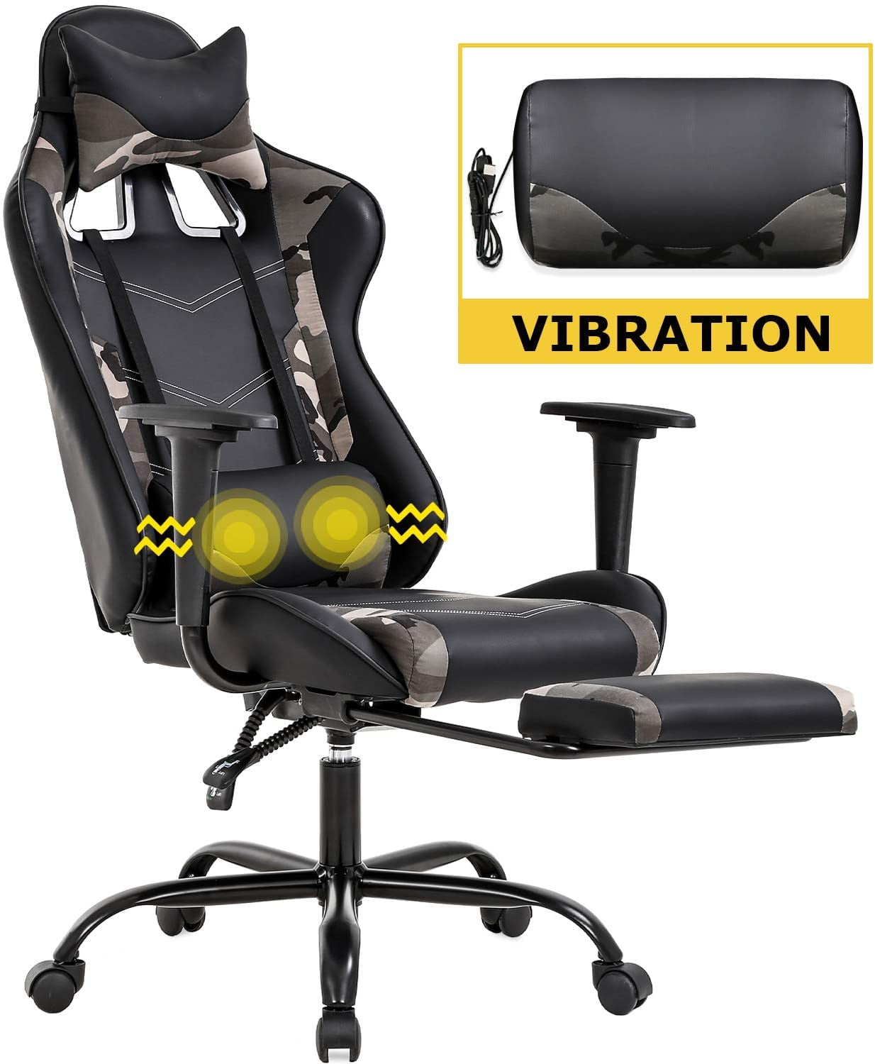 BestOffice Ergonomic Gaming Chair, Lumbar Support, Rolling Swivel for Men, Women(Black) - Walmart.com BestOffice Ergonomic Gaming Chair, Lumbar Support, Rolling Swivel for Men, Women(Black) - Walmart.com