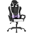 thumbnail image 1 of BestOffice Ergonomic Gaming Chair, Lumbar Support, Rolling Swivel for Men, Women(White), 1 of 7