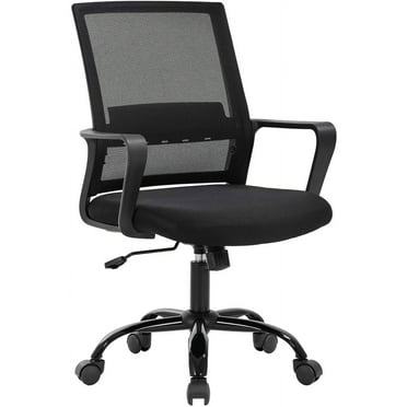 BestOffice Ergonomic Office Chair, Lumbar Support, Adjustable Height with Armrests for Adults(Black)