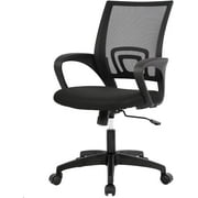 BestOffice Ergonomic Office Chair, Lumbar Support, Adjustable Height with Armrests for Adults(Black)