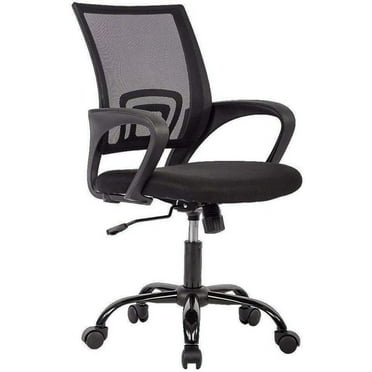 BestOffice Ergonomic Office Chair, Lumbar Support, Adjustable Height with Armrests for Adults(Black)