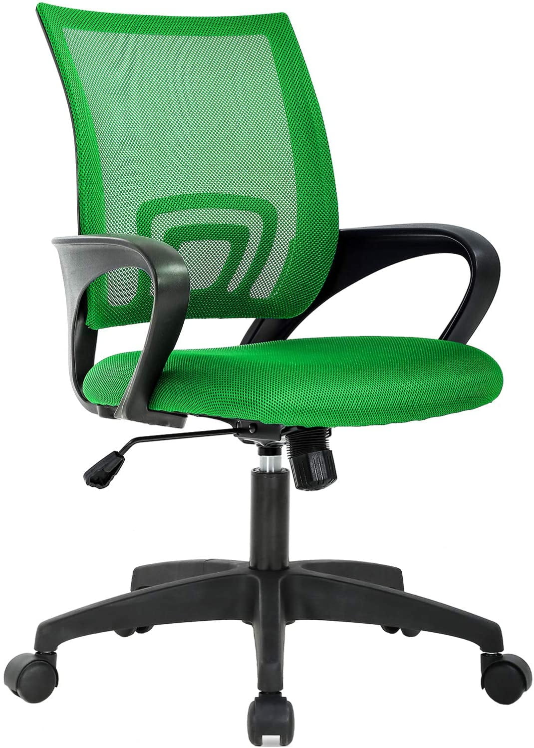 BestOffice Ergonomic Office Chair, Lumbar Support, Adjustable Height with Armrests for Adults(Green)