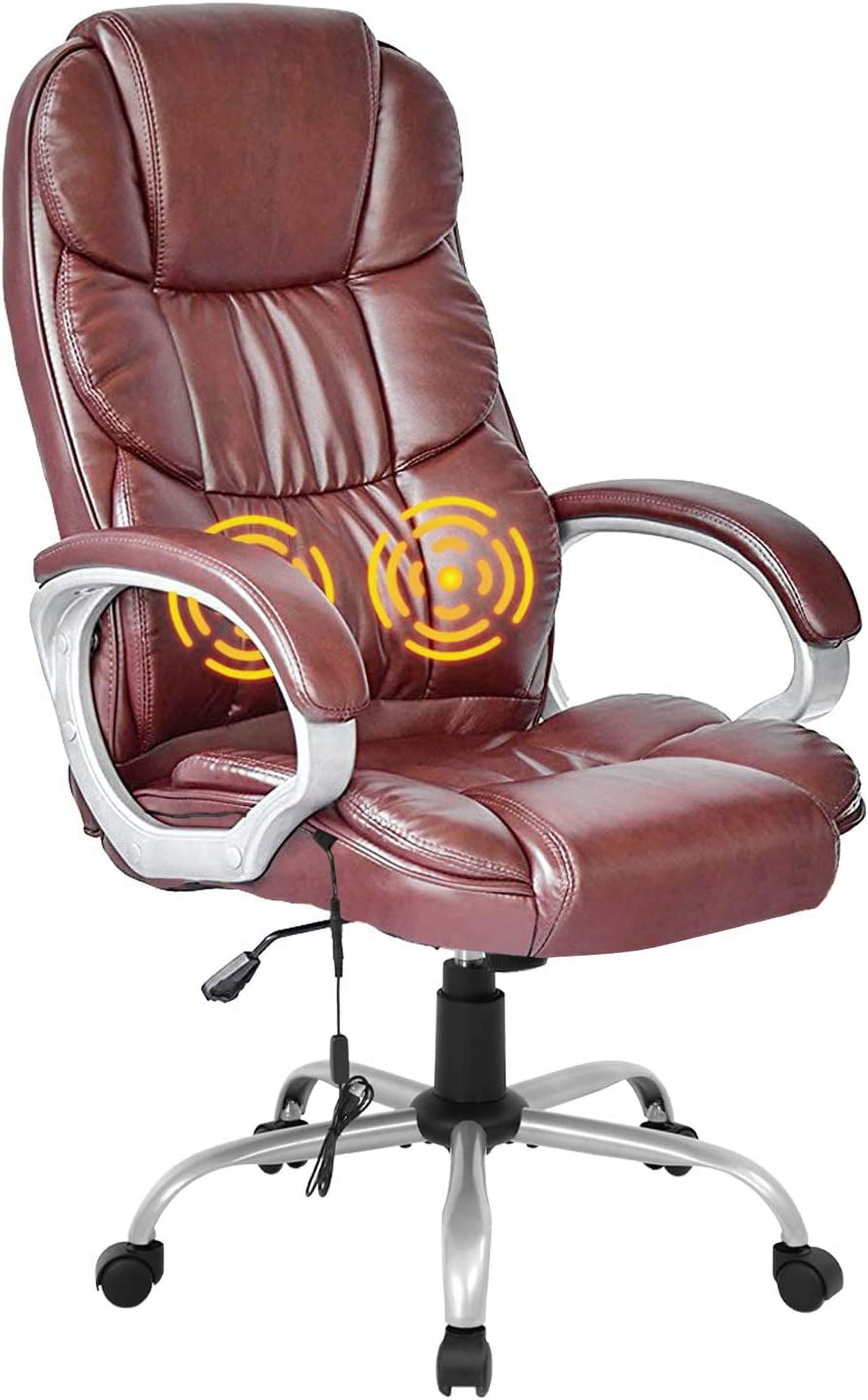 BestOffice Ergonomic Office Chair, Lumbar Support, Rolling Swivel for Women, Men(Brown)