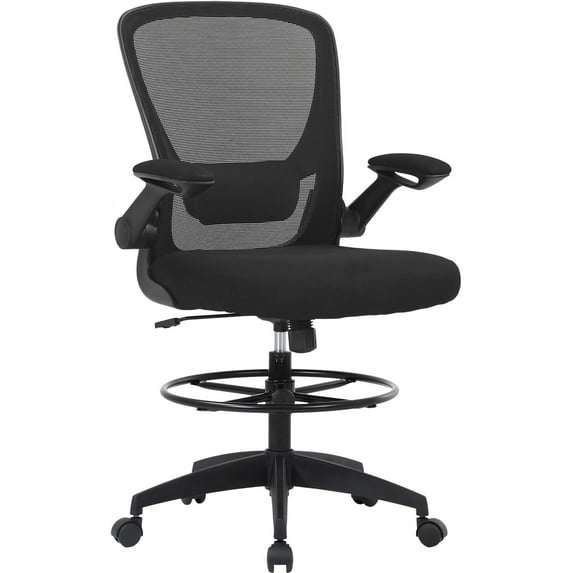 BestOffice Ergonomic Office Chair, Lumbar Support, Swivel Rolling for Men, Women(Black)