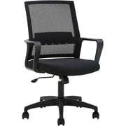 BestOffice Ergonomic Office Chair, Lumbar Support, Swivel Rolling for Men, WomenBlack