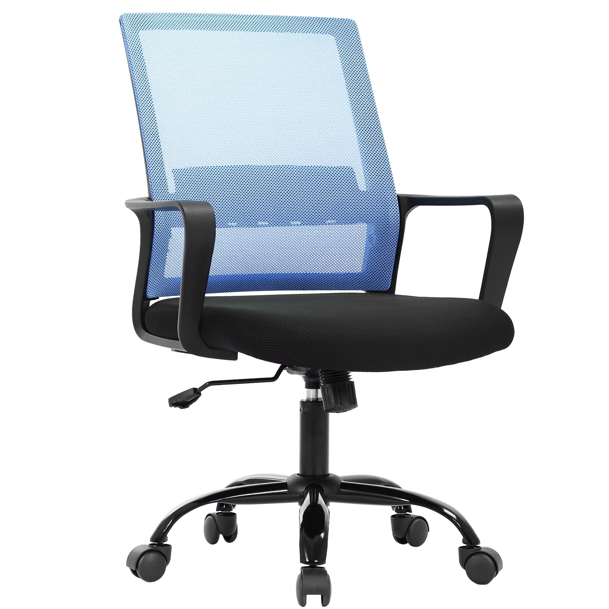BestOffice Ergonomic Office Chair, Lumbar Support, Swivel Rolling for Men, Women(Blue)