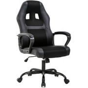 BESTMASSAGE BestOffice Ergonomic Office Chair, Lumbar Support, Swivel Rolling for Women, Men(Black)