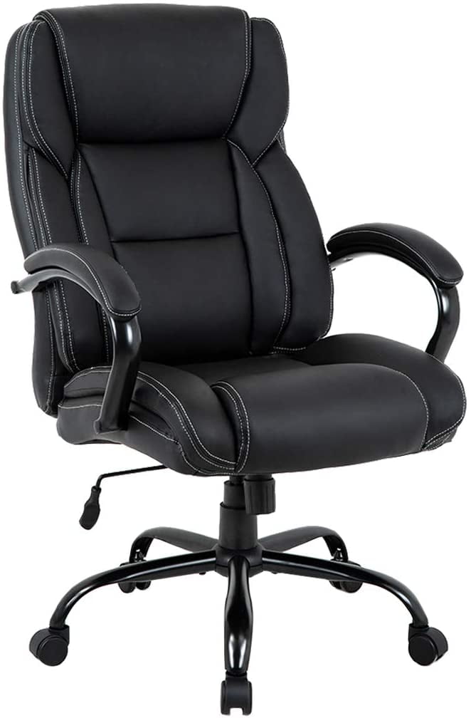BestOffice Ergonomic Office Chair, Lumbar Support, Swivel Rolling for Women, Men(Black)