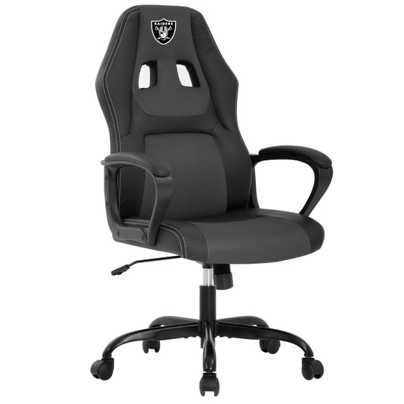 BestOffice Ergonomic High Back PU Leather Gaming Chair with Lumbar Support, Adjustable Height, Black