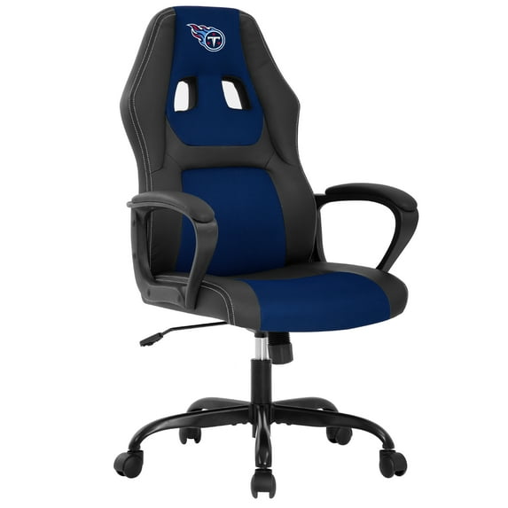 BestOffice Ergonomic Video Game Chair with Lumbar Support and Adjustable Height, Black./Blue