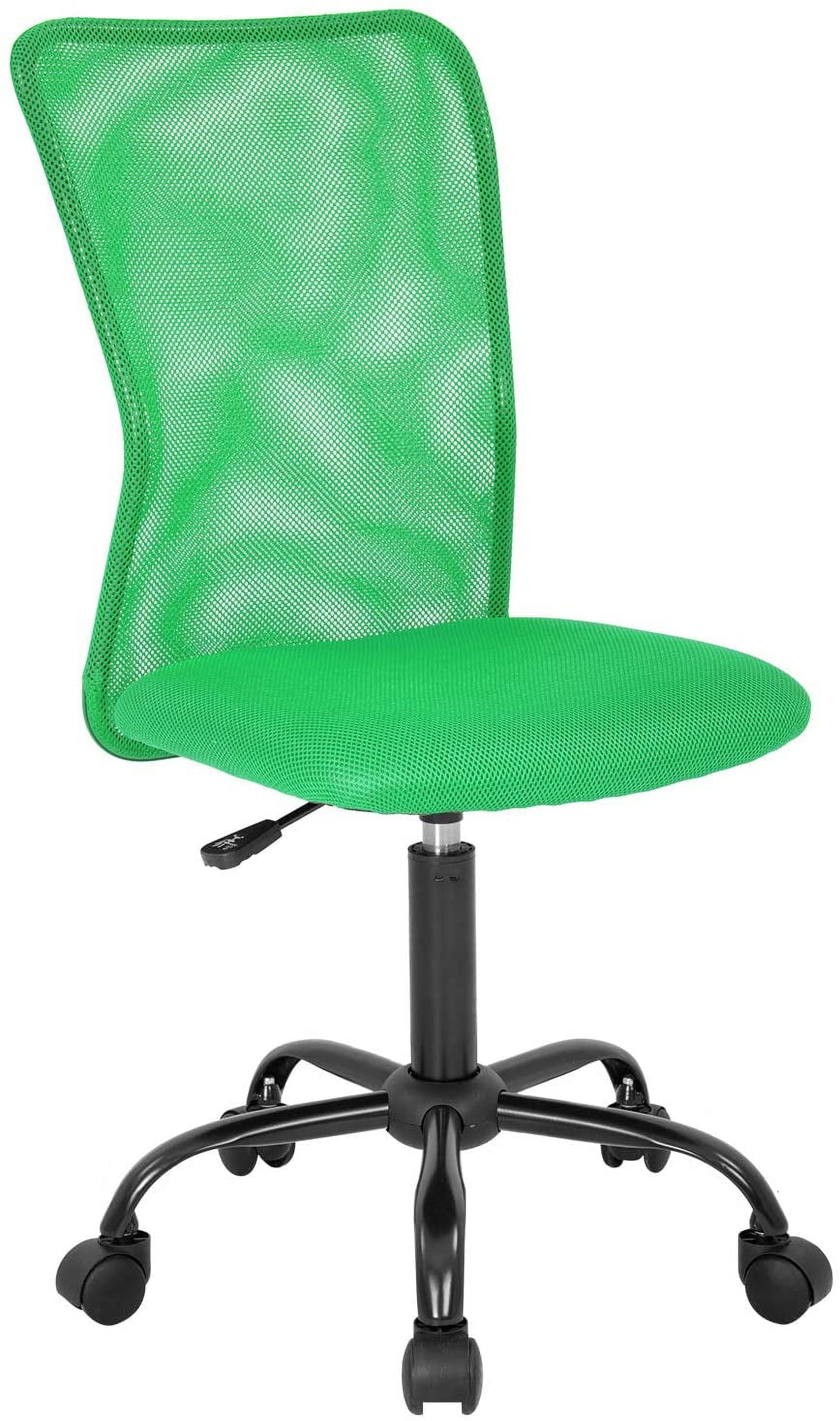 Adjustable Black Mesh Executive Office Chair with Lumbar Support