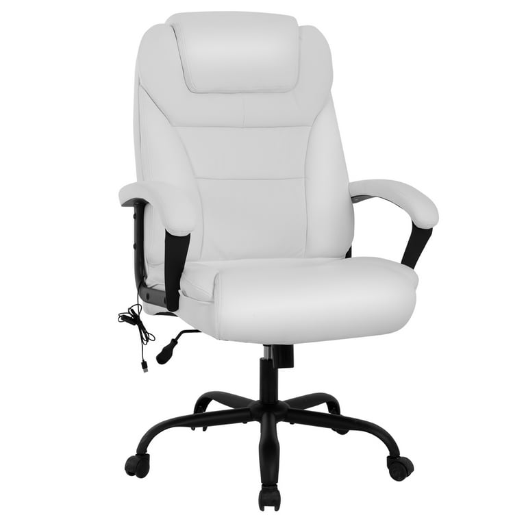 BestOffice Executive Chair with Lumbar Support & Swivel, 500 lb. Capacity,  Black