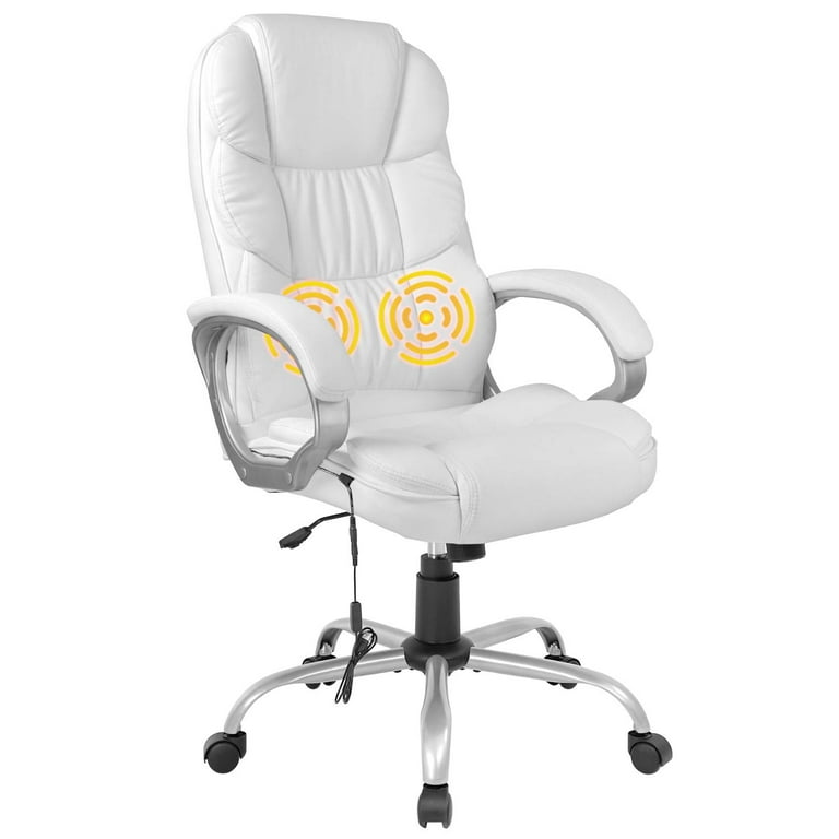BestOffice Ergonomic Office, PC Gaming Chair Cheap Desk Chair Executive PU  Leather Computer Chair Lumbar Support with Footrest Modern Task Rolling