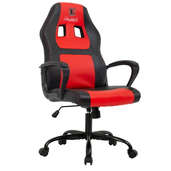 BestOffice Office Chair PC Gaming Chair Cheap Desk Chair Ergonomic PU Leather Executive Computer Chair Lumbar Support for Home Office,D3