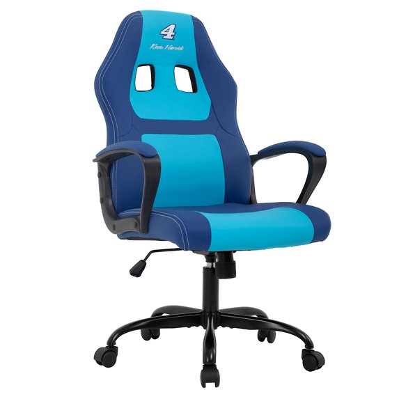 BestOffice Office Chair PC Gaming Chair Cheap Desk Chair Ergonomic PU Leather Executive Computer Chair Lumbar Support for Home Office,D4
