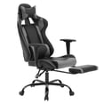 thumbnail image 1 of BestOffice Racing Style Gaming Chair with Adjustable Pillows and Footrest for Adult Gamers(Grey), 1 of 7
