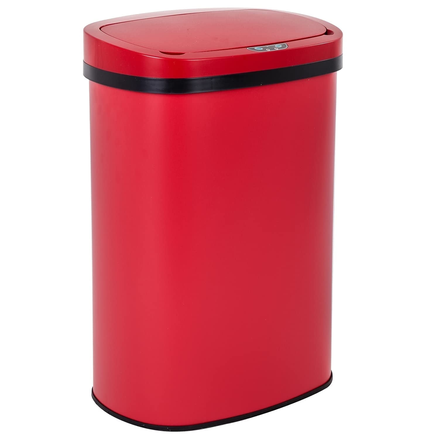BestOffice 13 Gallon Stainless Steel Touchless Kitchen Trash Can with ...