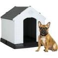 BestPet 28" Insulated Dog House, Durable Plastic, Weatherproof